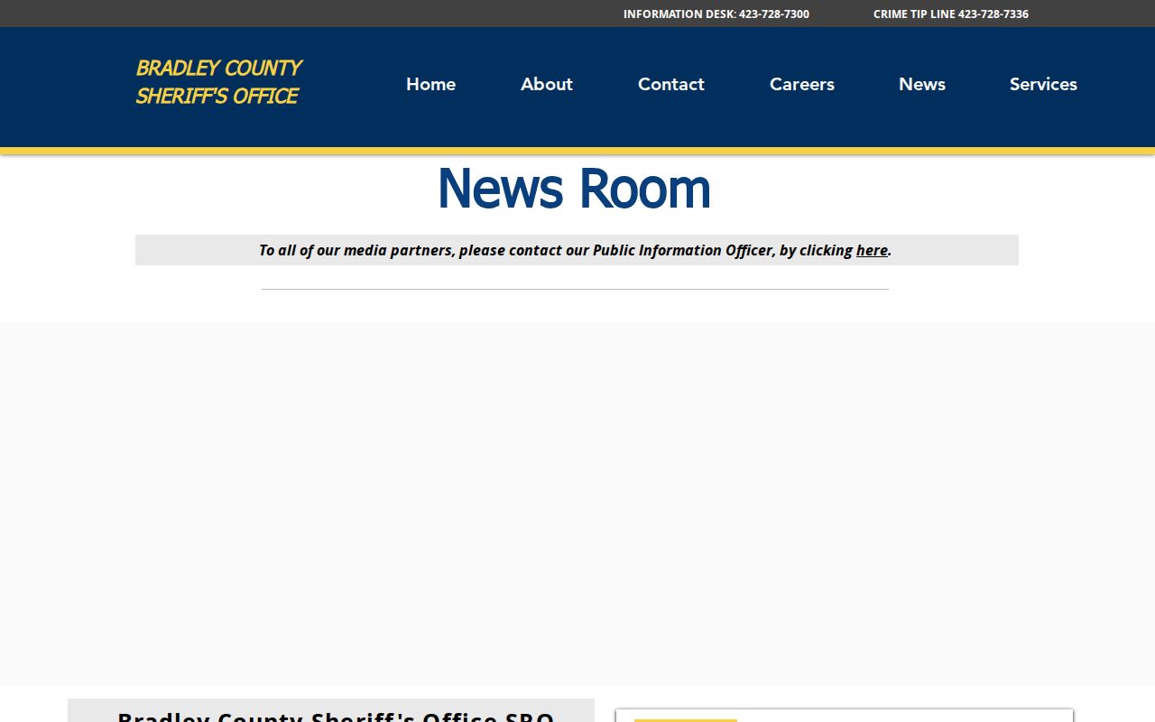 Bradley County Sheriff dated arrest news releases